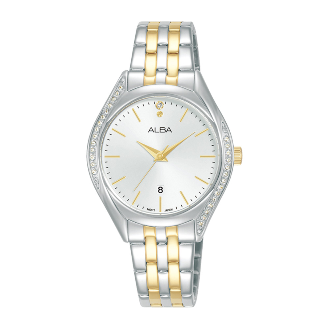 Alba Philippines AH7BT3X1 Silver Dial Stainless Steel Strap Women's Quartz Watch 31mm
