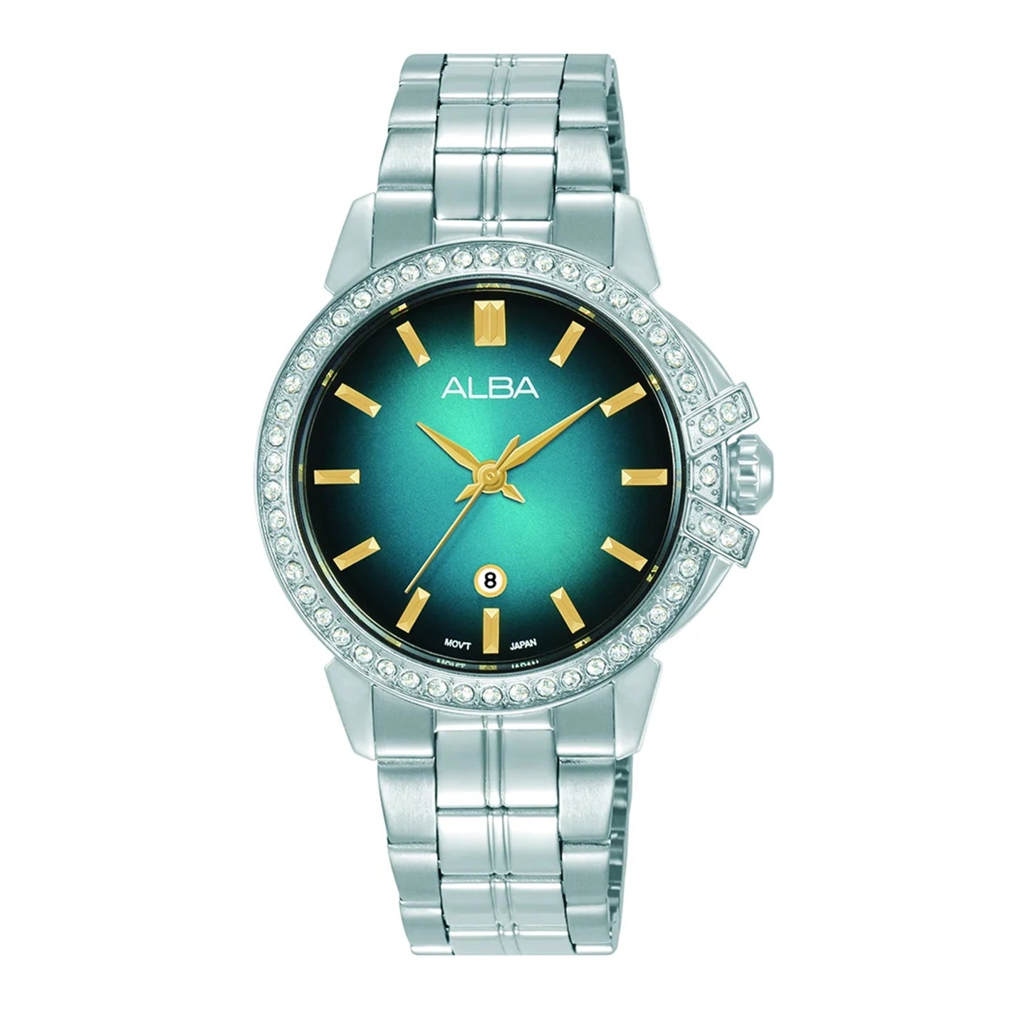 AH7CX7X1 SIGNA Blue Dial Women's Quartz Watch 34mm