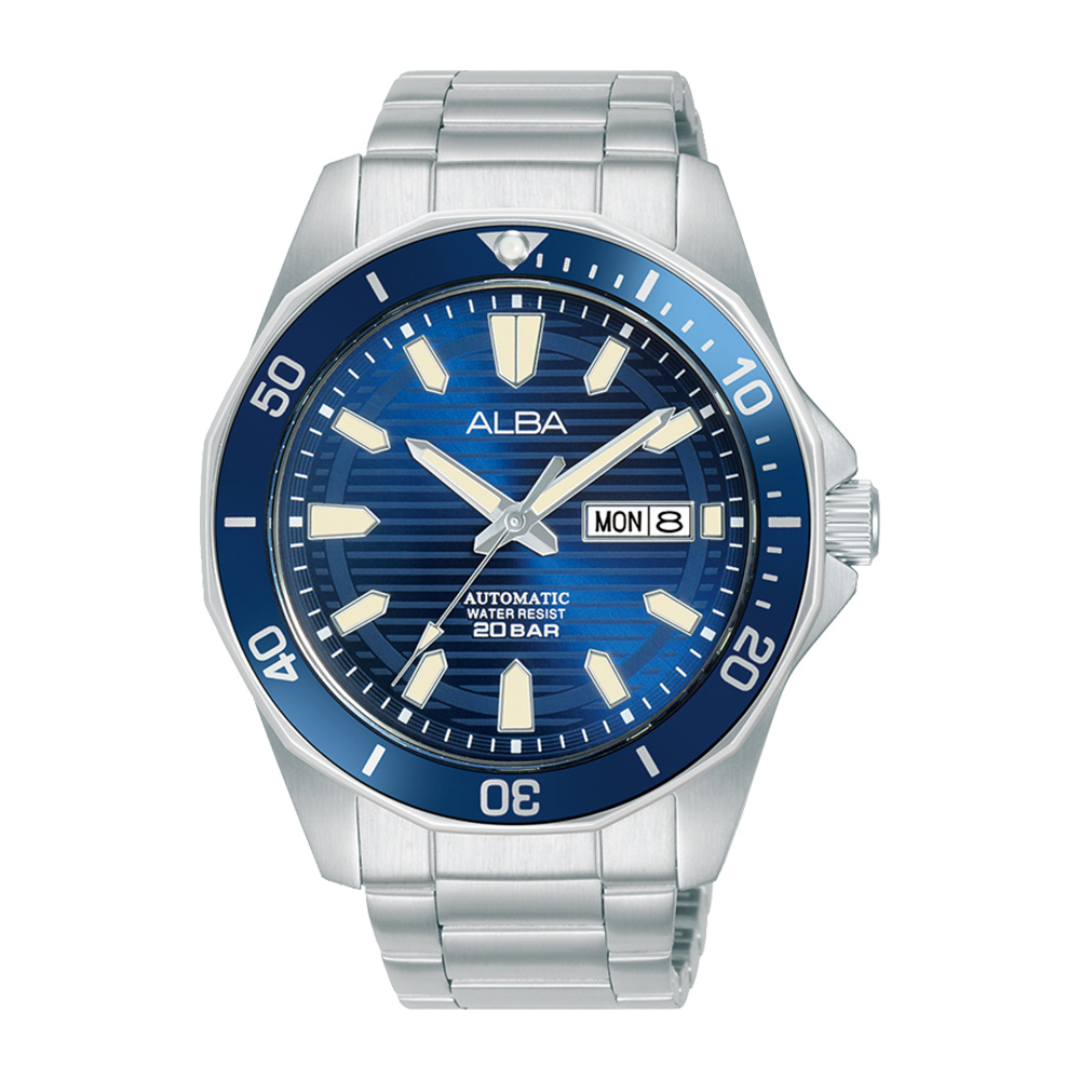 Alba Philippines AL4453X1 Blue Dial Stainless Steel Strap Men's Automatic Watch 43mm