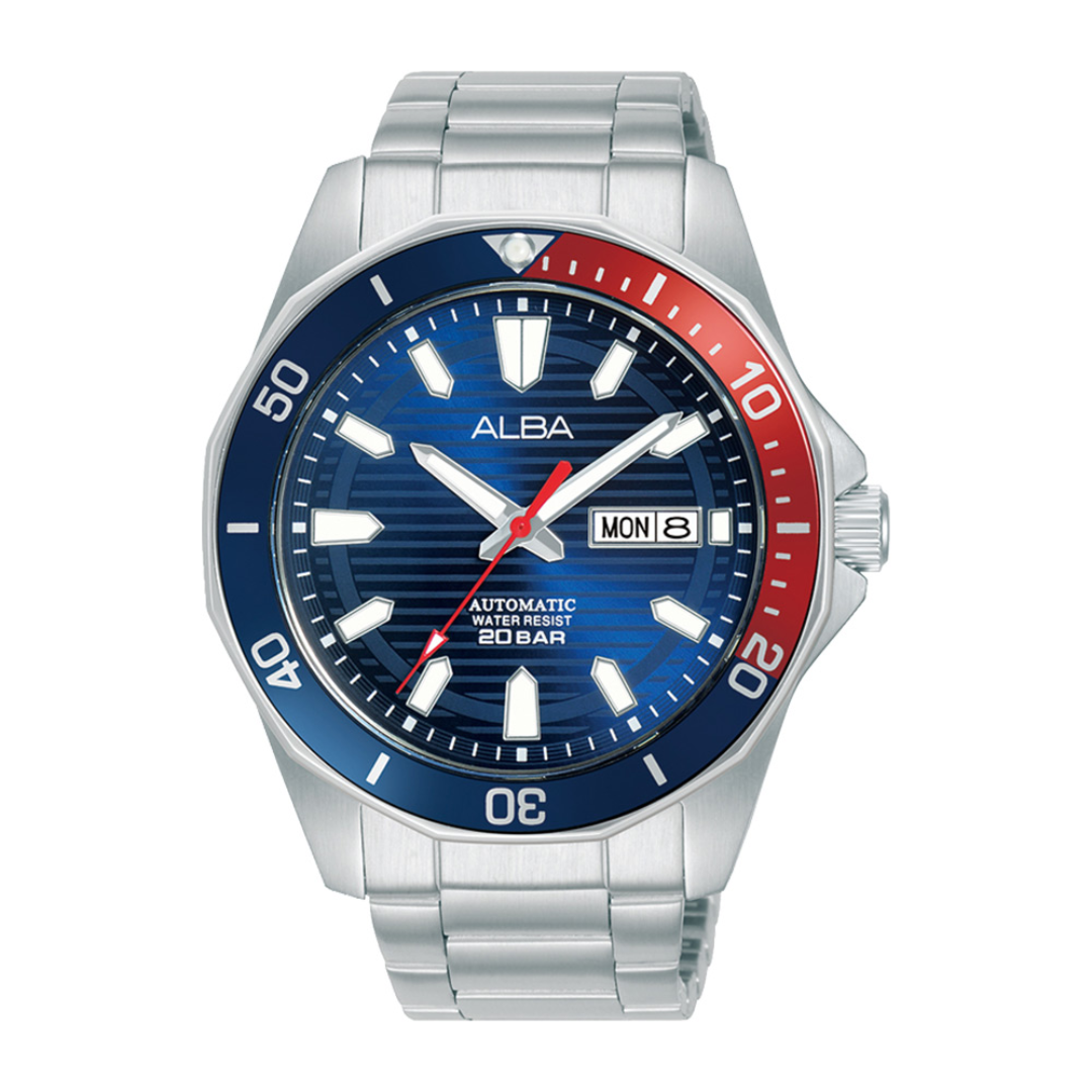 Alba Philippines AL4455X1 Blue Dial Stainless Steel Strap Men's Automatic Watch 43mm