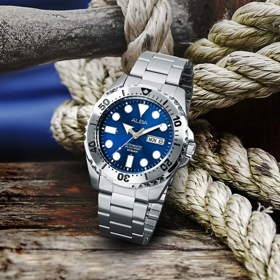 AL4489X1 Mechanical Blue Dial Men's Automatic Watch