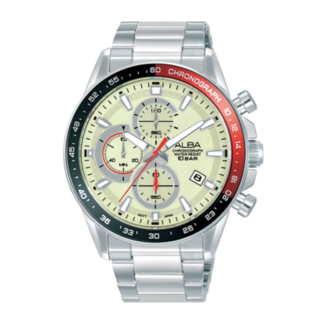 AM3A27X1 Active Cream Dial Men's Quartz Watch