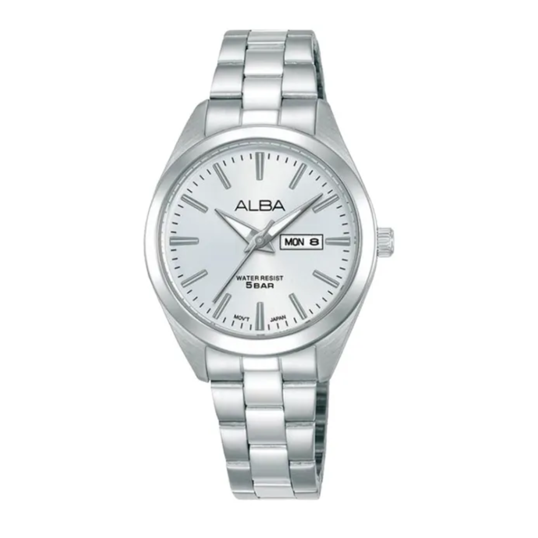 AN8121X1 Prestige Silver Stainless Steel Quartz Watch