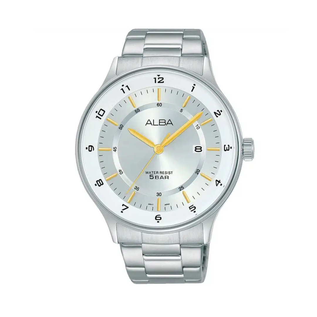 AS9M15X1 Prestige Silver Dial Stainless Steel Quartz Watch