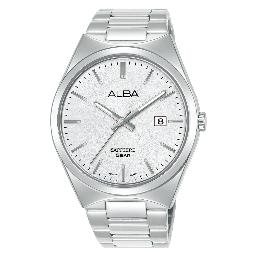 AS9V85X1 Prestige Silver Stainless Steel Quartz Watch