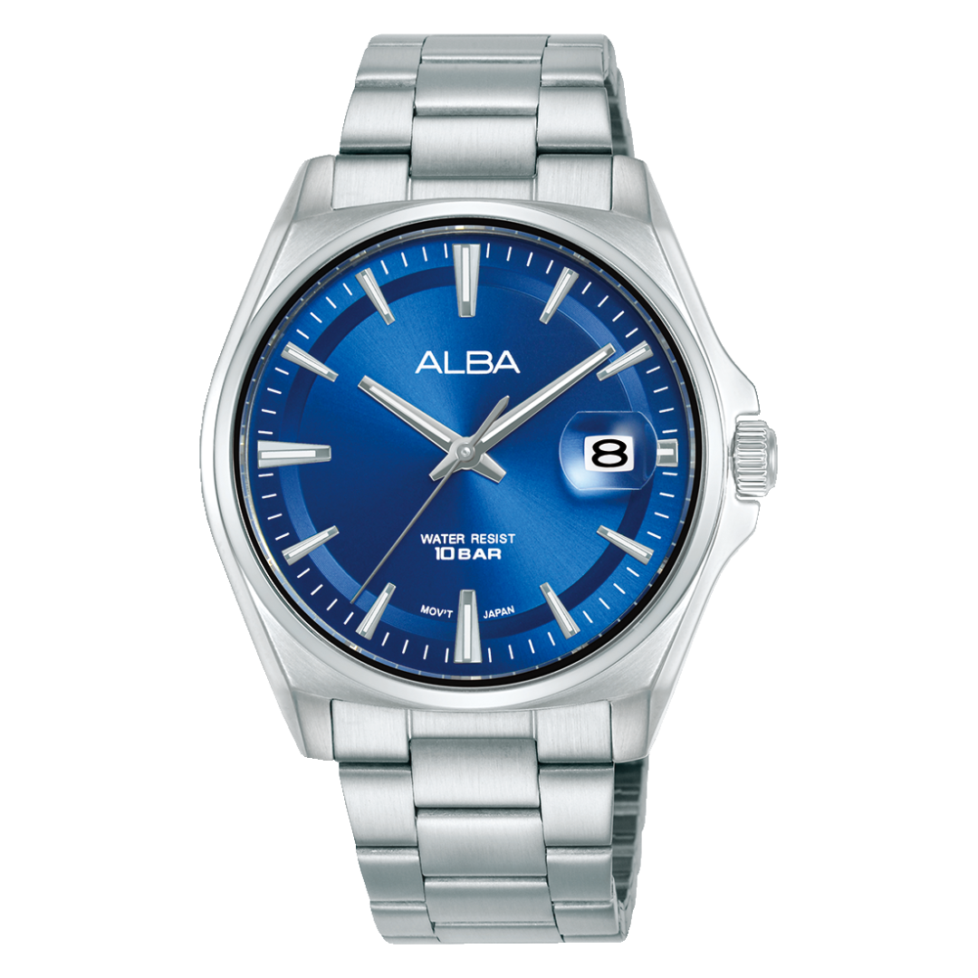 AS9V89X1 Active Blue Stainless Steel Quartz Watch