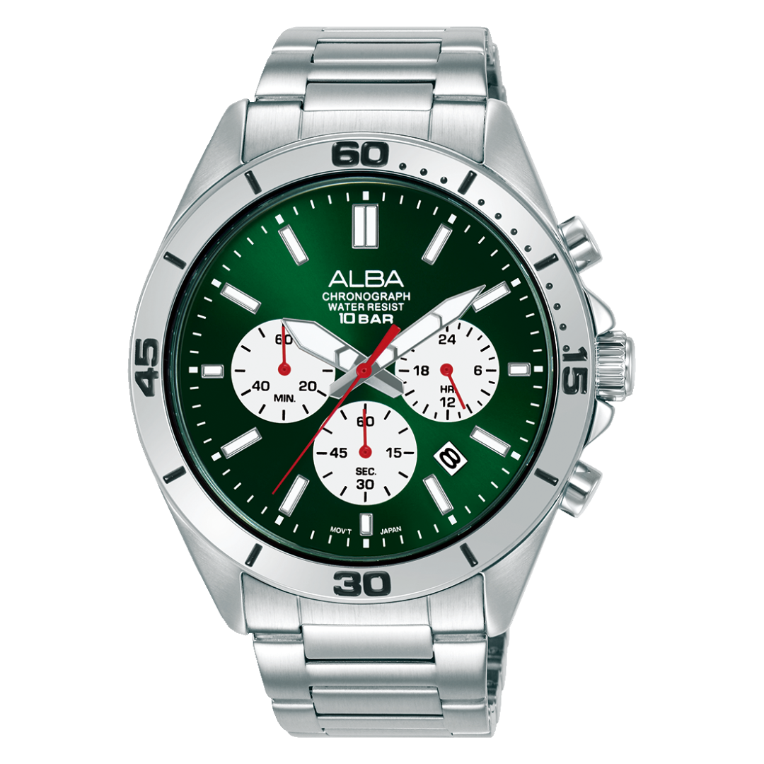 AT3K77X1 Active Green Stainless Steel Quartz Watch