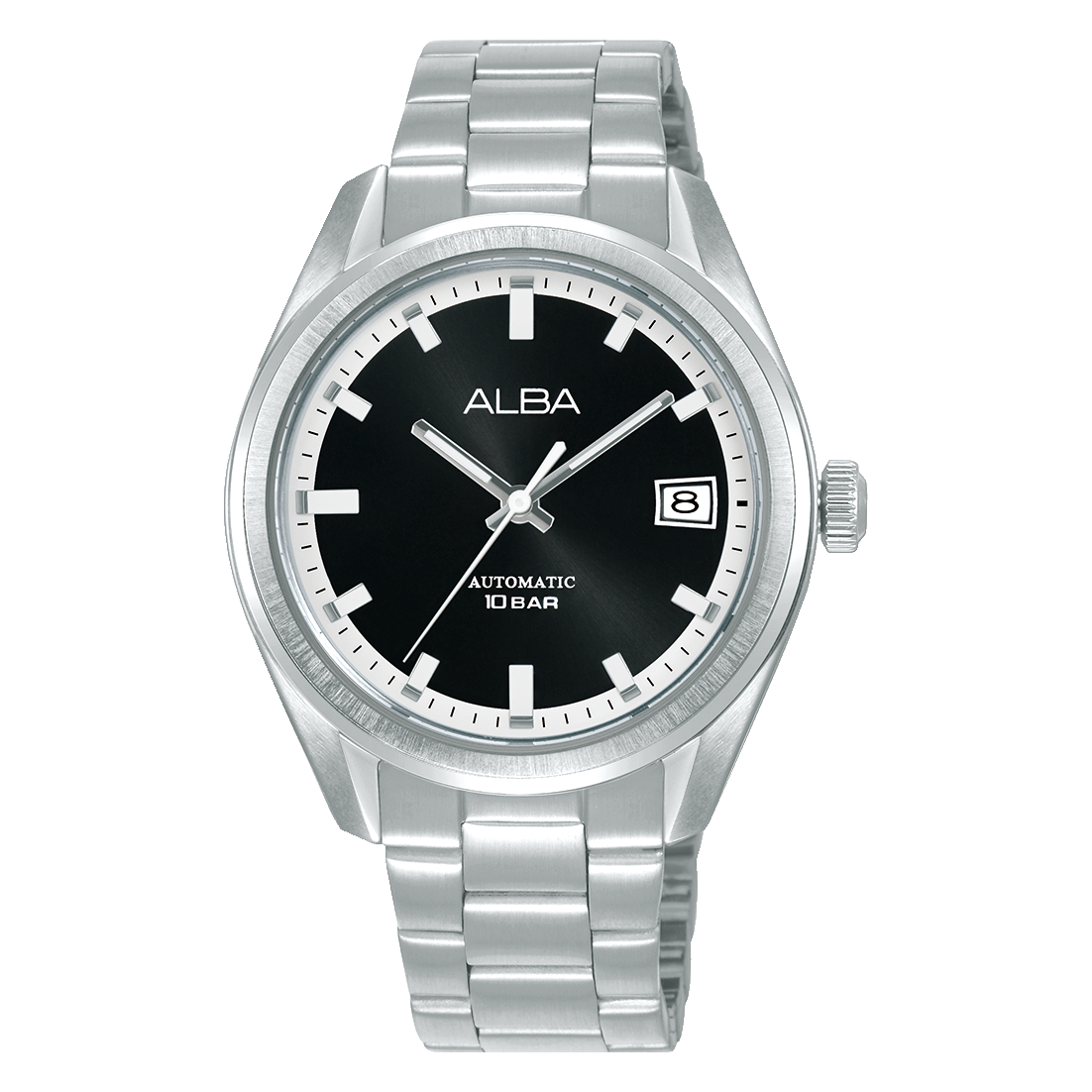 AU4095X1 Mechanical Black Dial Stainless Steel Automatic Watch