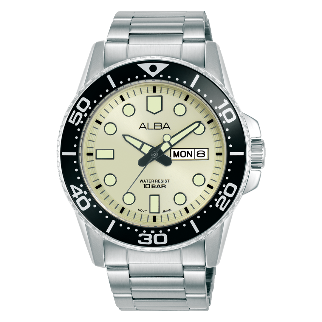 AV3601X1 Active Champagne Stainless Steel Quartz Watch