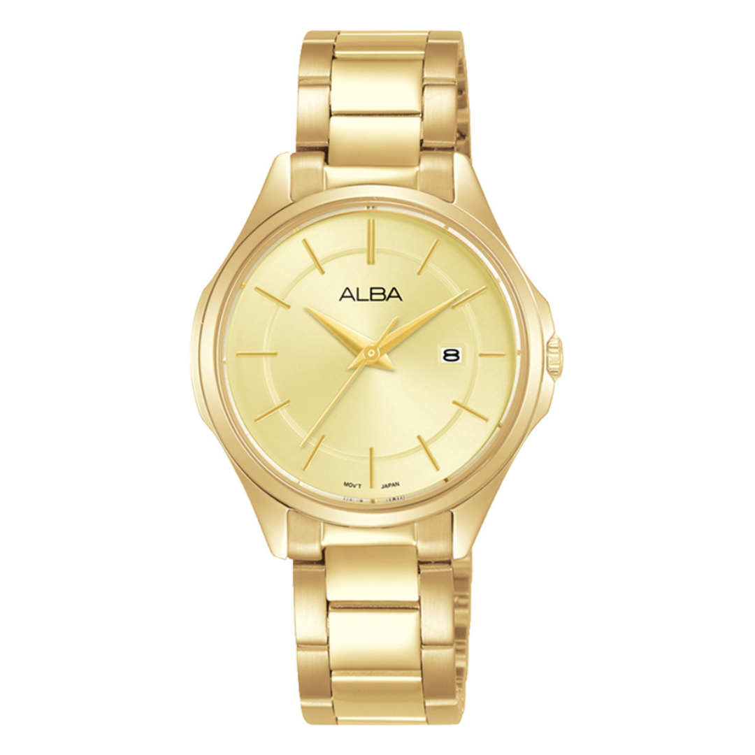 Alba Philippines AH7BA0X1 Prestige Gold Dial Women s Quartz Watch 30mm