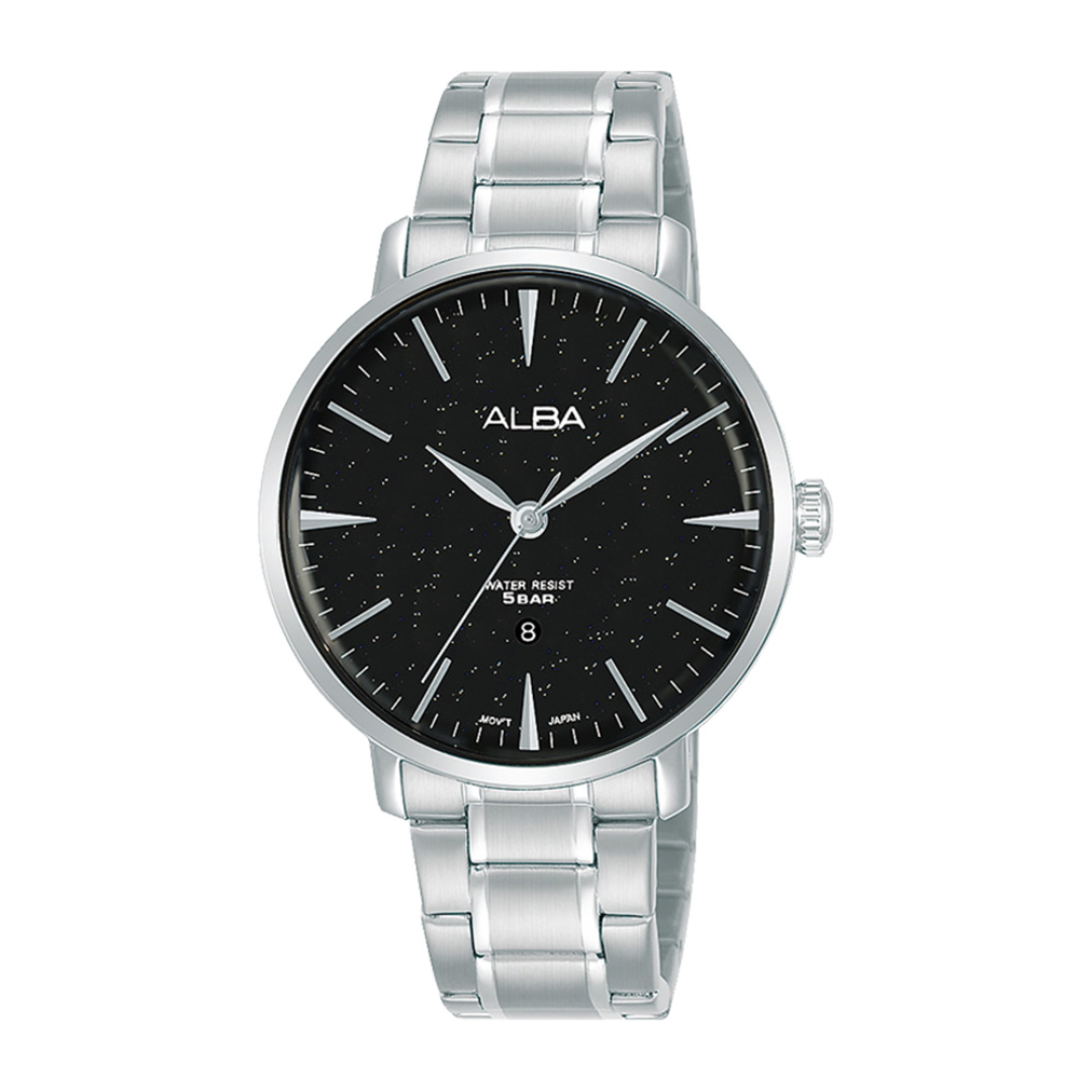 Alba Philippines Prestige AH7W81X1 Black Dial Women's Quartz Watch 34mm