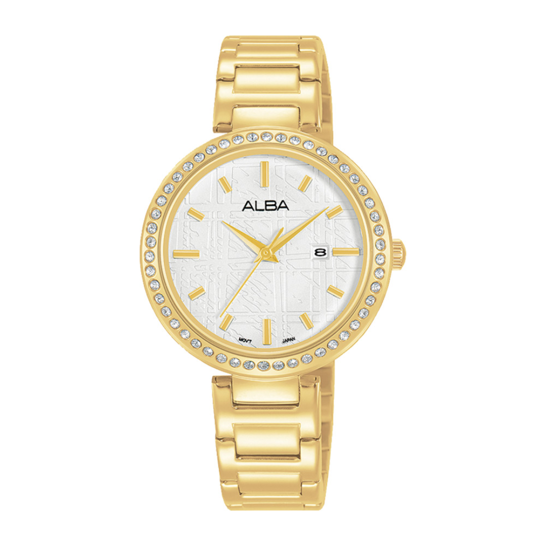 Alba Philippines AH7X38X1 Fashion White Dial Women's Quartz Watch 32mm