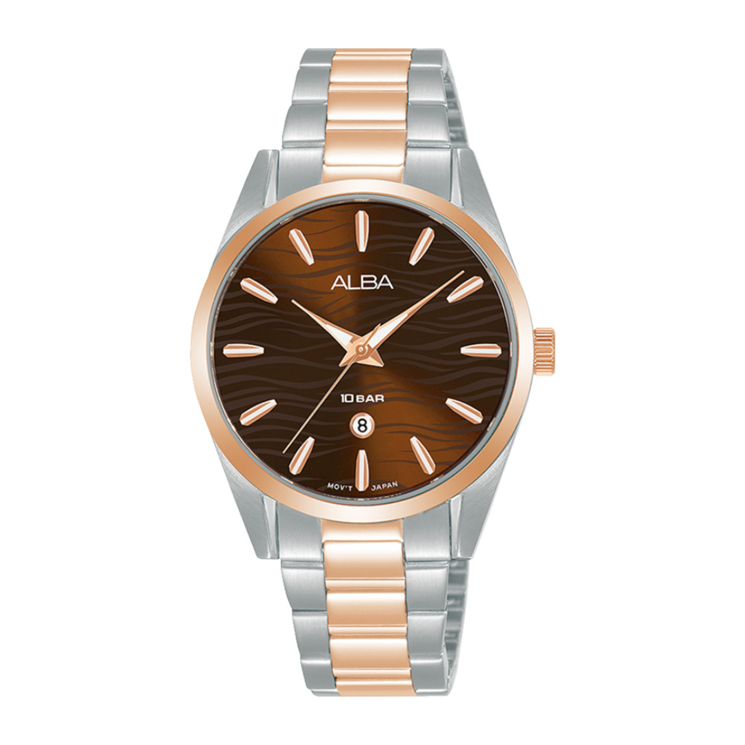 Alba Philippines AH7X64X1 Fashion Brown Dial Women's Quartz Watch 32mm