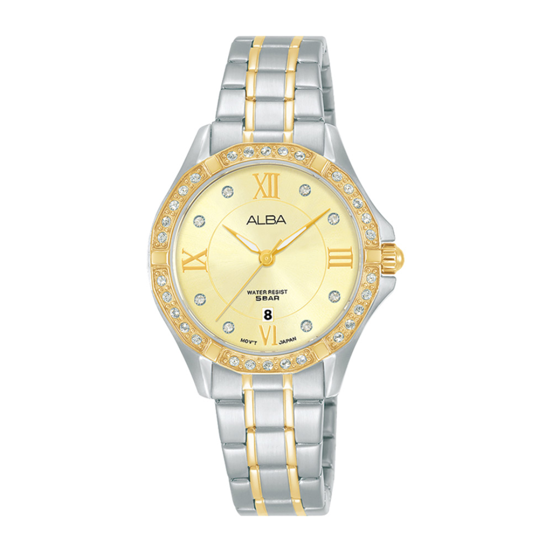 Alba Philippines AH7X82X1 Fashion Cream Dial Women's Quartz Watch 30mm