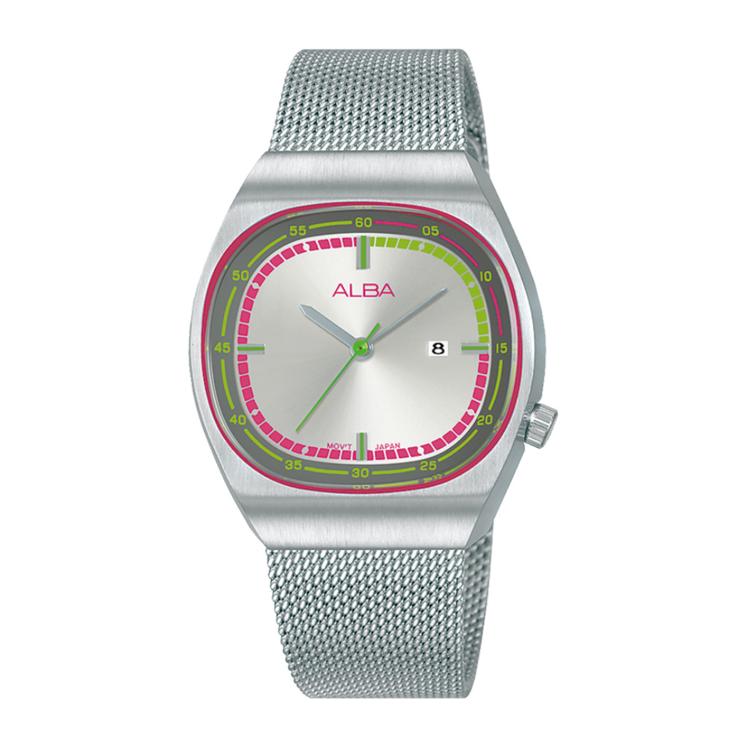 Alba Philippines AH7Y31X1 Fashion Silver Dial Women's Quartz Watch 33mm