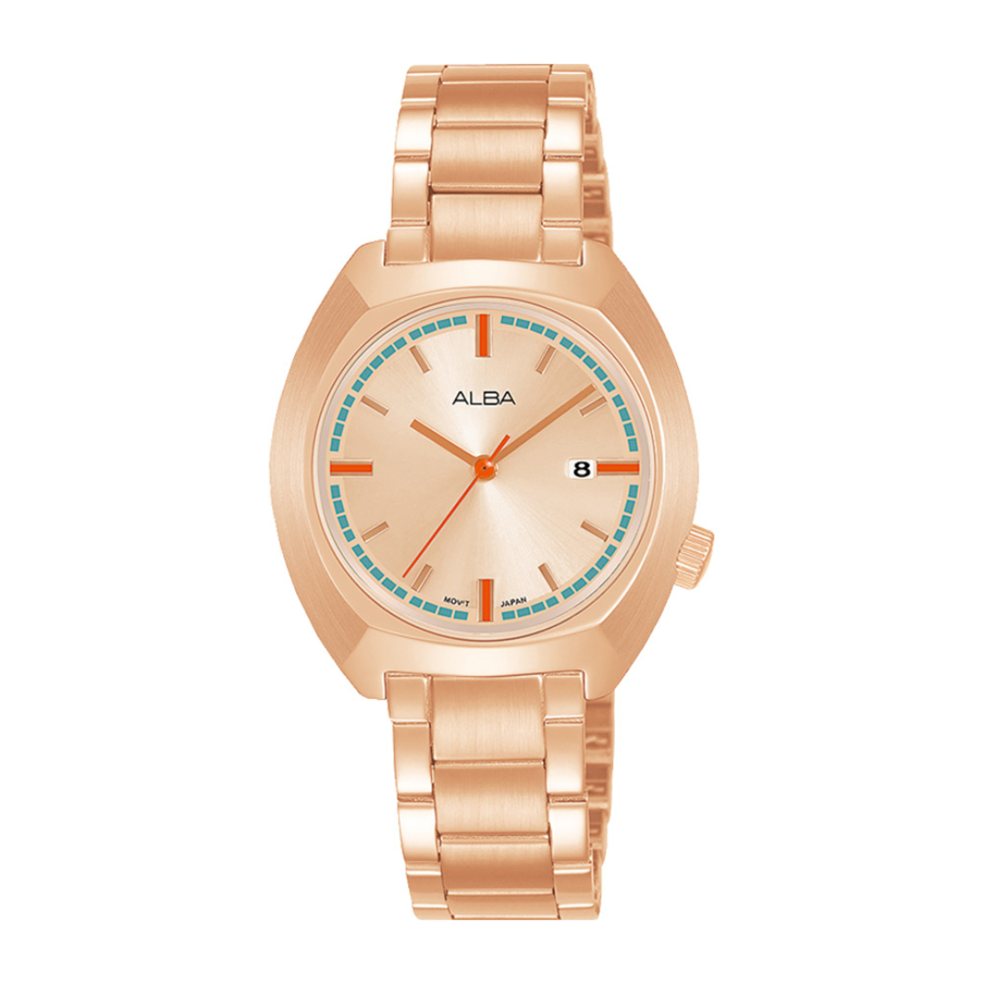 Alba Philippines AH7Y32X1 Fashion Pink Dial Women's Quartz Watch 30.4mm