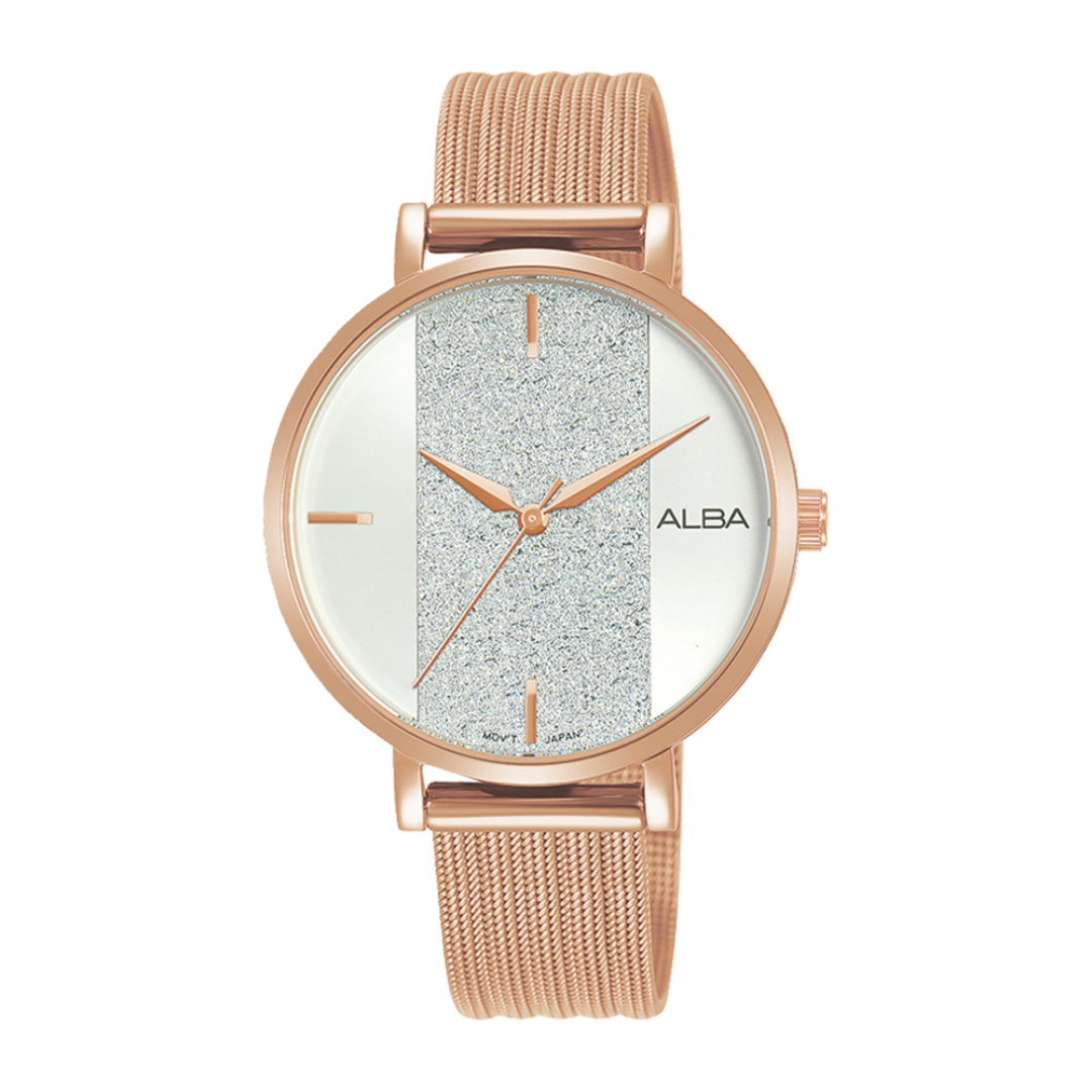 Alba Philippines AH8782X1 Fashion Silver Dial Women's Quartz Watch 34mm