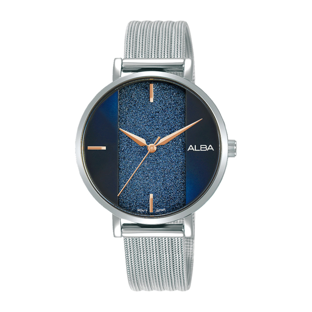 Alba Philippines AH8787X1 Fashion Blue Dial Women's Quartz Watch 34mm
