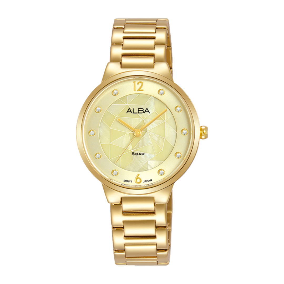 Alba Philippines AH8796X1 Fashion Cream Dial Women's Quartz Watch 30mm