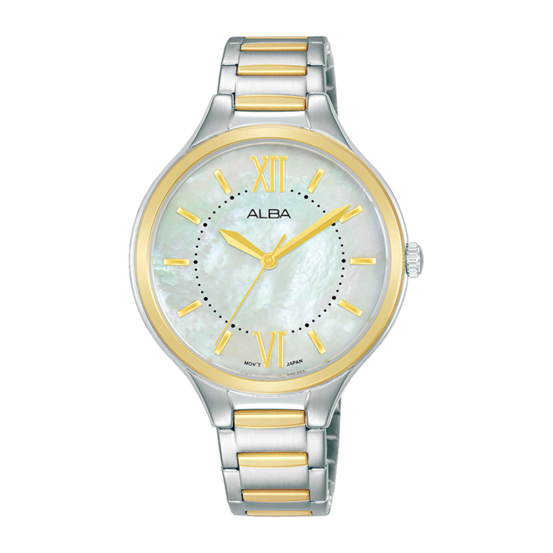 Alba Philippines AH8894X1 Fashion White Dial Women's Quartz Watch 35mm