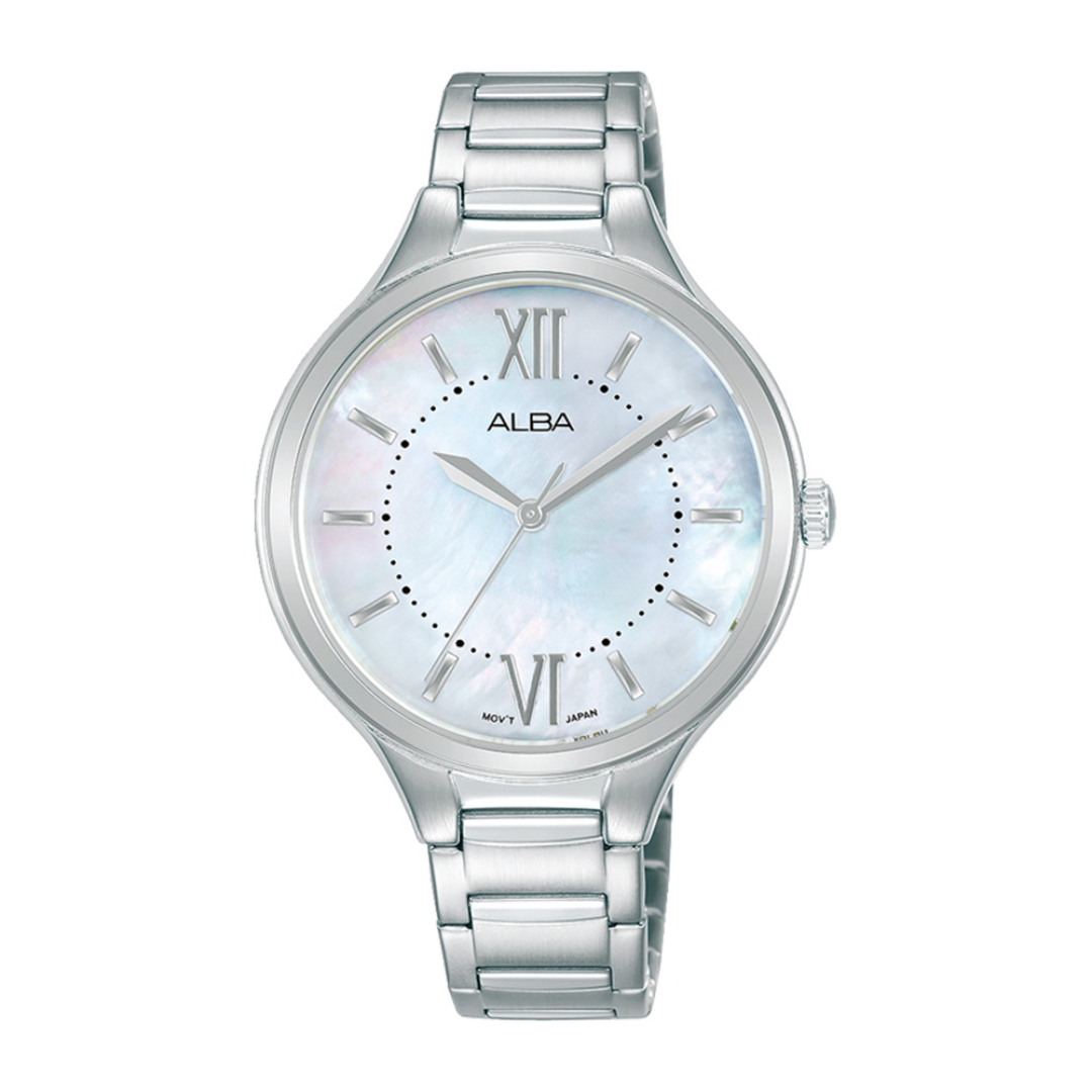 Alba Philippines AH8899X1 Fashion White Dial Women's Quartz Watch 35mm