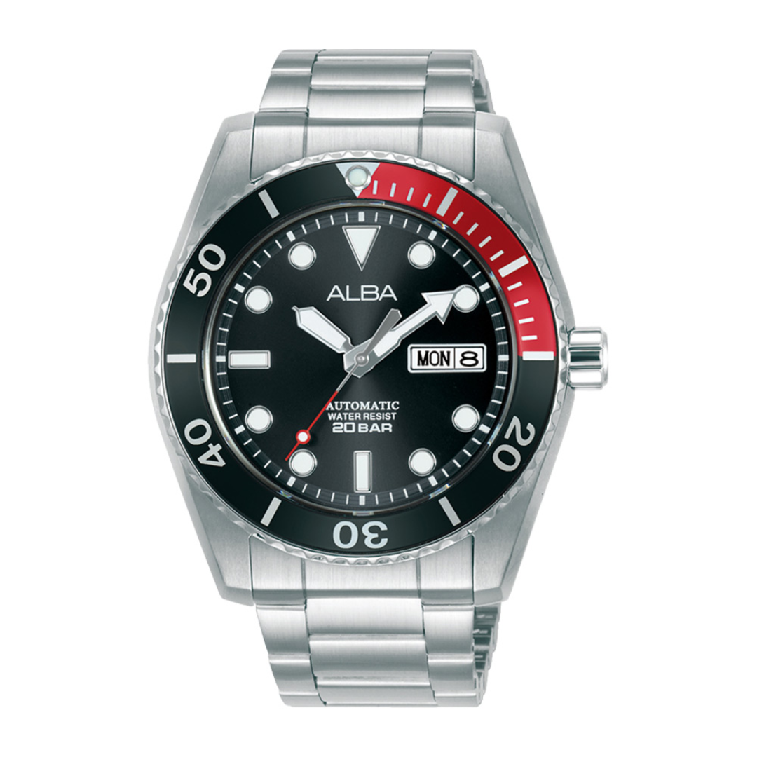 Alba Philippines AL4293X1 Mechanical Black Dial Men's Automatic Watch 43mm