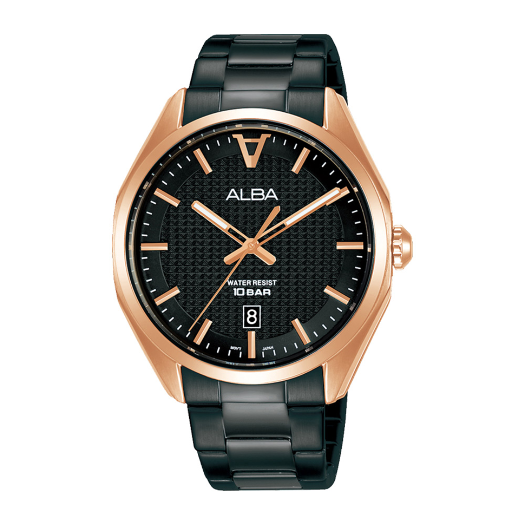 Alba Philippines AS9K68X1 Signa Black Dial Men's Quartz Watch 40mm