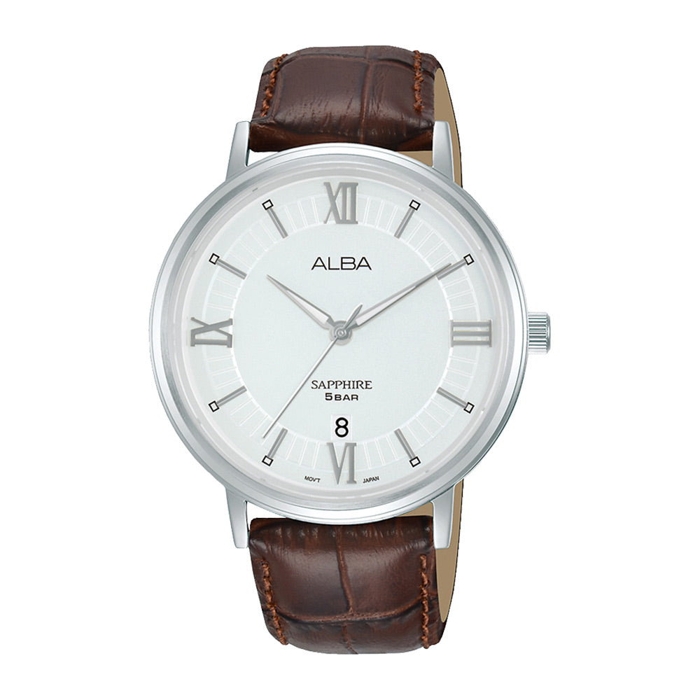 Alba Philippines AS9L29X1 Prestige Silver Dial Men's Quartz Watch 41mm