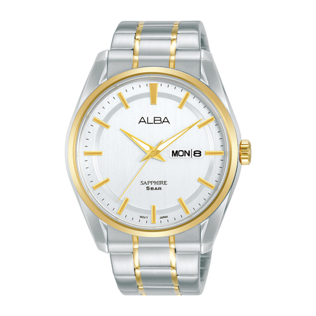Alba Philippines AV3548X1 Prestige White Dial Men's Quartz Watch 42.3mm