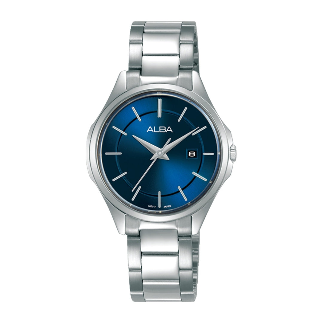 Seiko women's best sale watch blue face