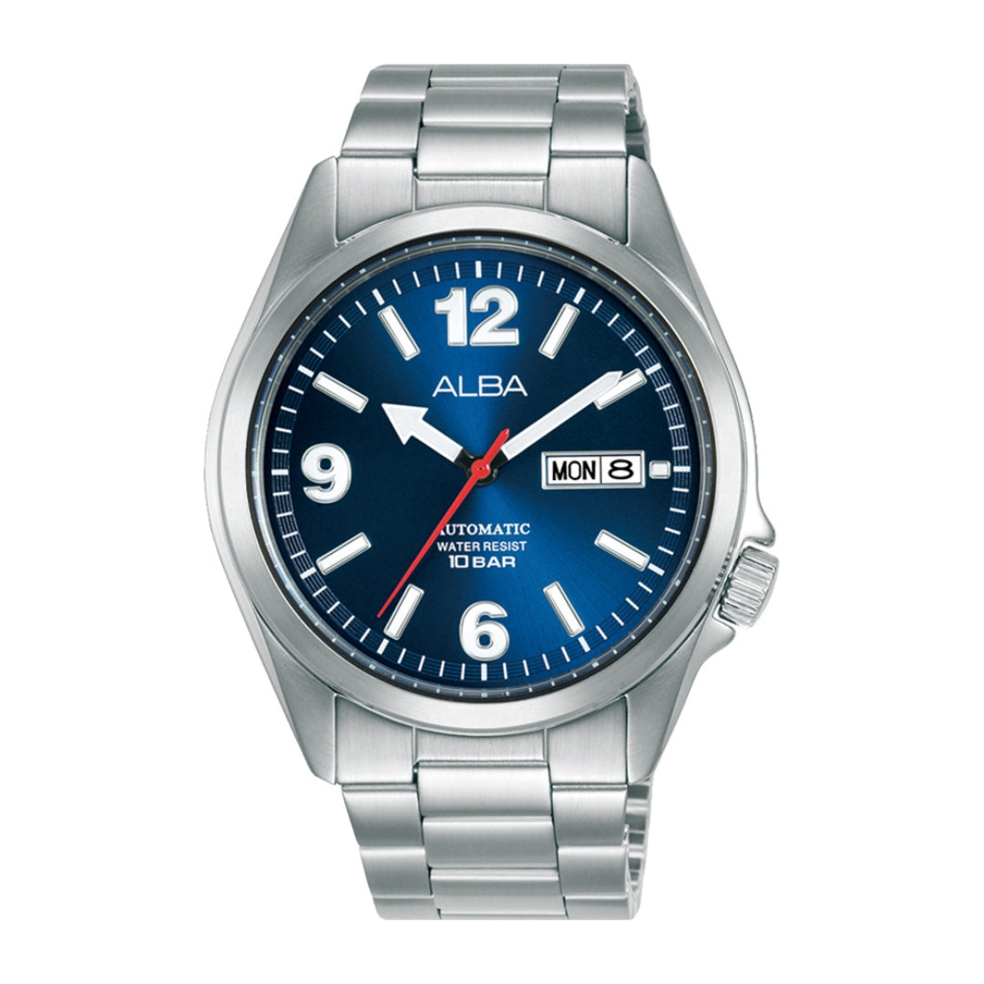 Alba Philippines AL4409X1 Mechanical Blue Dial Men's Automatic Watch 42mm