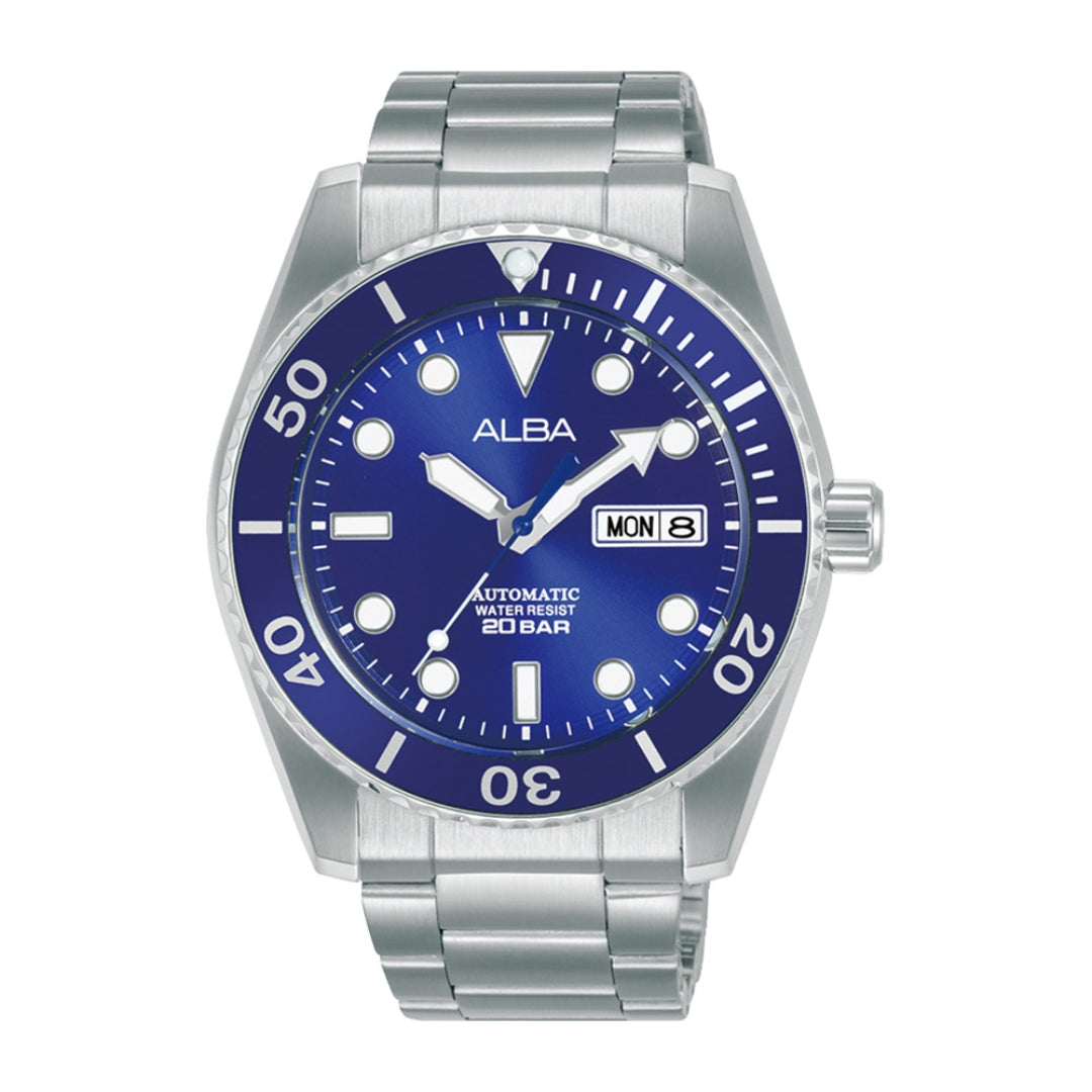 Alba Philippines AL4359X1 Mechanical Blue Dial Men's Automatic Watch 43mm
