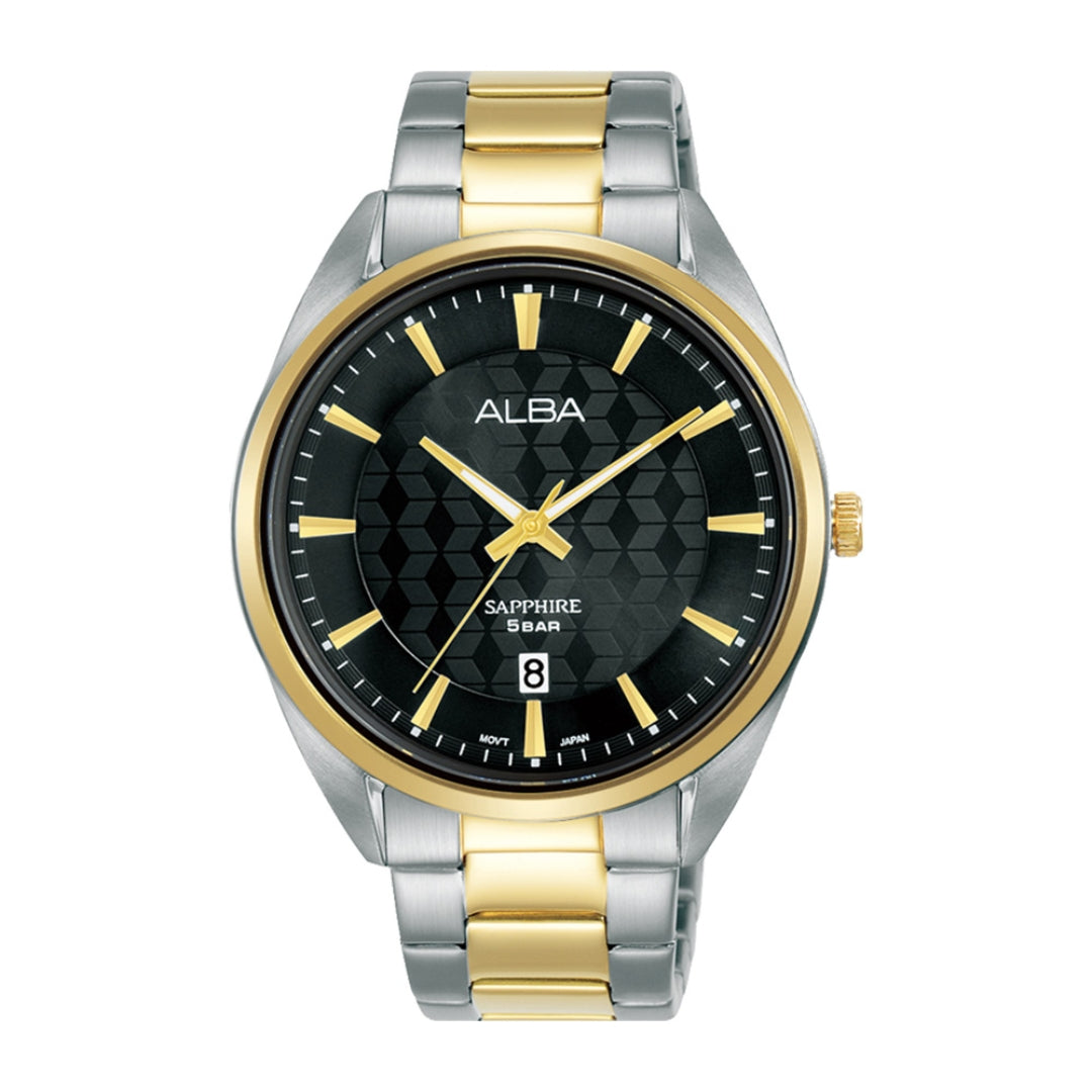 Alba Philippines AS9P56X1 Prestige Black Dial Men's Quartz Watch 41mm