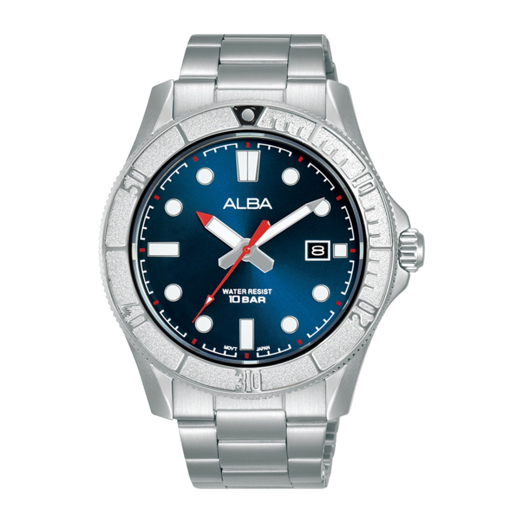 Alba Philippines AS9Q01X1 Active Blue Dial Men's Quartz Watch 43mm