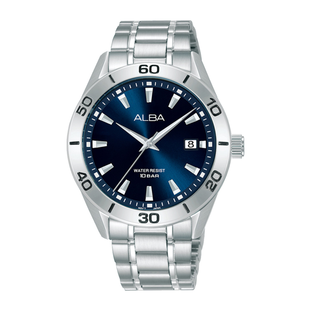 Alba Philippines AS9L45X1 Active Blue Dial Men's Quartz Watch 40mm