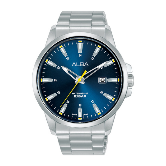 Alba Philippines AS9Q59X1 Active Black Dial Men's Quartz Watch 43mm