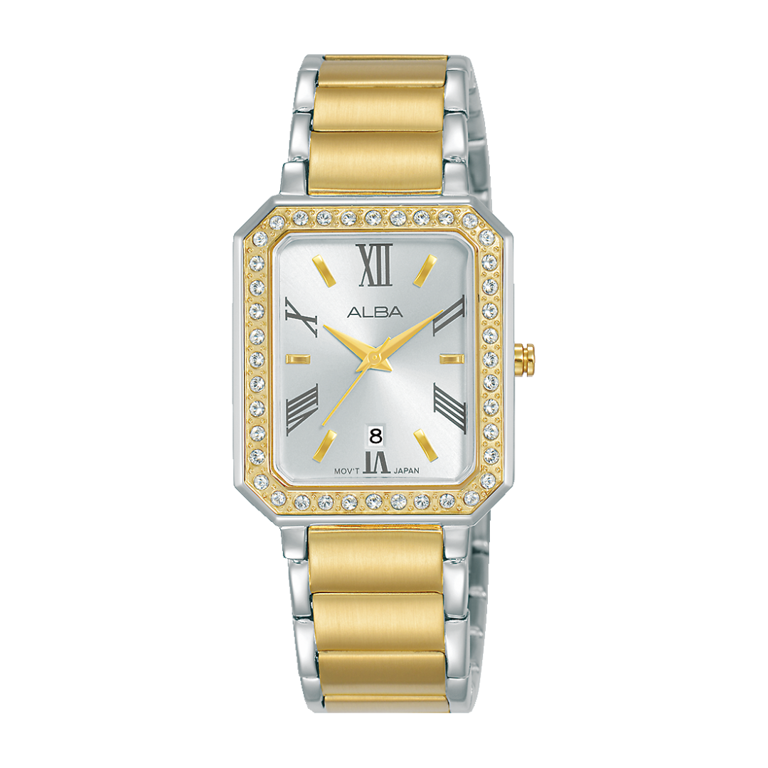 AH7AC8X1 Fashion Gold Stainless Steel Quartz Watch