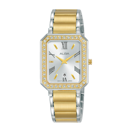 AH7AC8X1 Fashion Gold Stainless Steel Quartz Watch