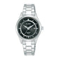AH7BQ7X1 Black Dial Stainless Steel Strap Women's Quartz Watch 30mm