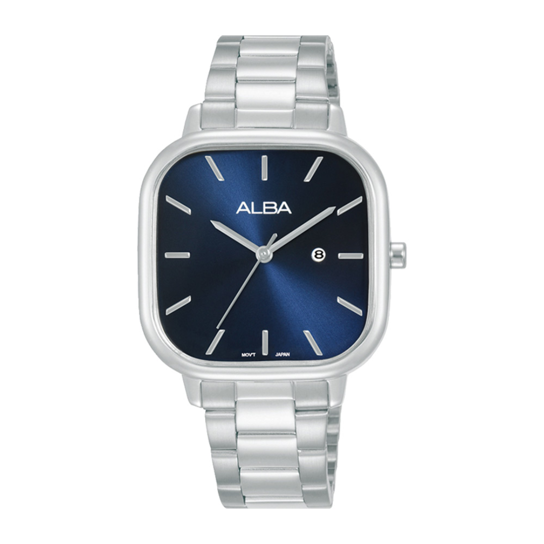 Alba Philippines AH7BZ3X1 Blue Dial Stainless Steel Strap Women's Quartz Watch 32mm