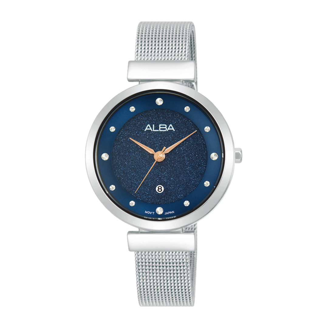 Alba Philippines AH7CA3X1 Blue Dial Stainless Steel Strap Women's Quartz Watch 32mm