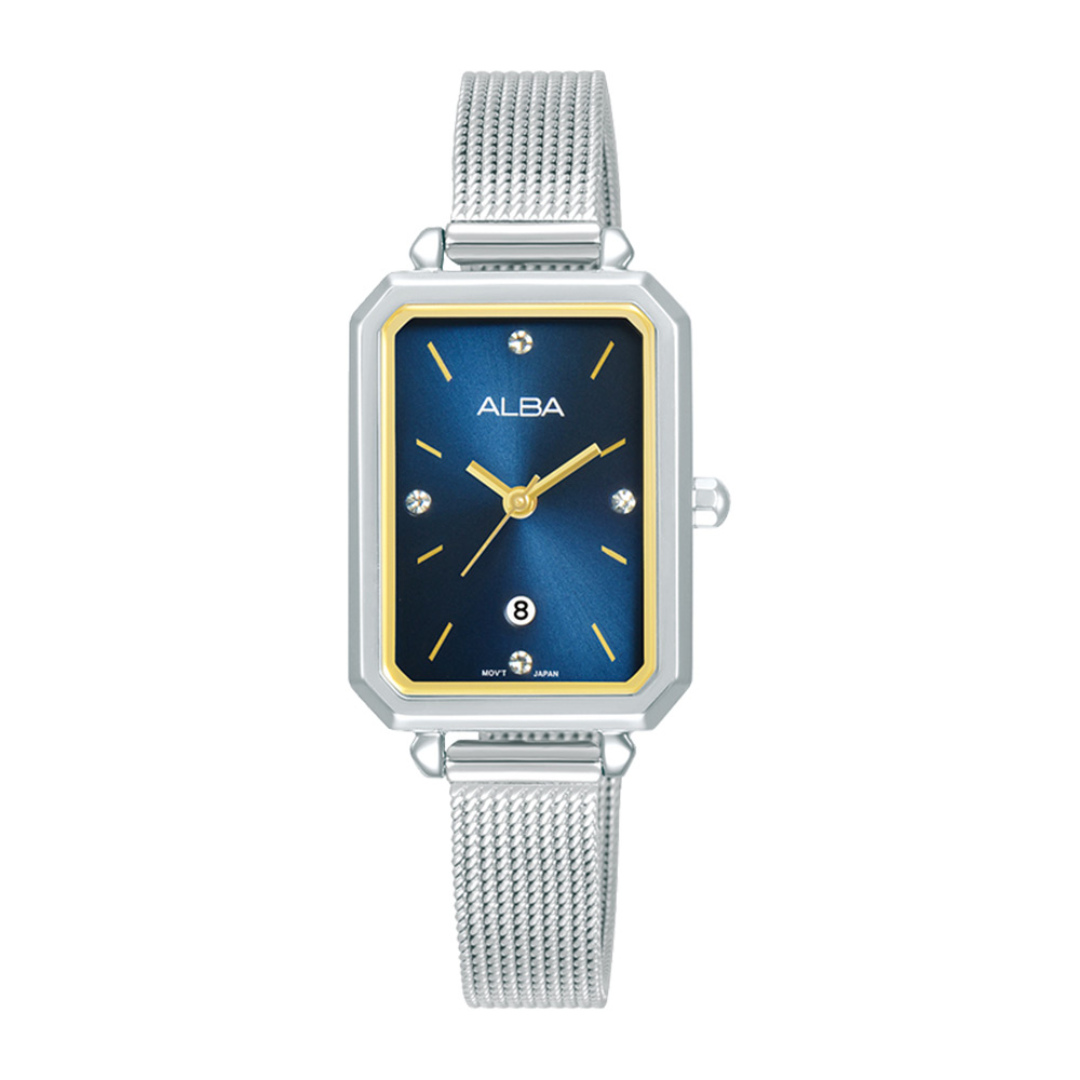 Alba Philippines AH7CB5X1 Blue Dial Stainless Steel Strap Women's Quartz Watch 22mm