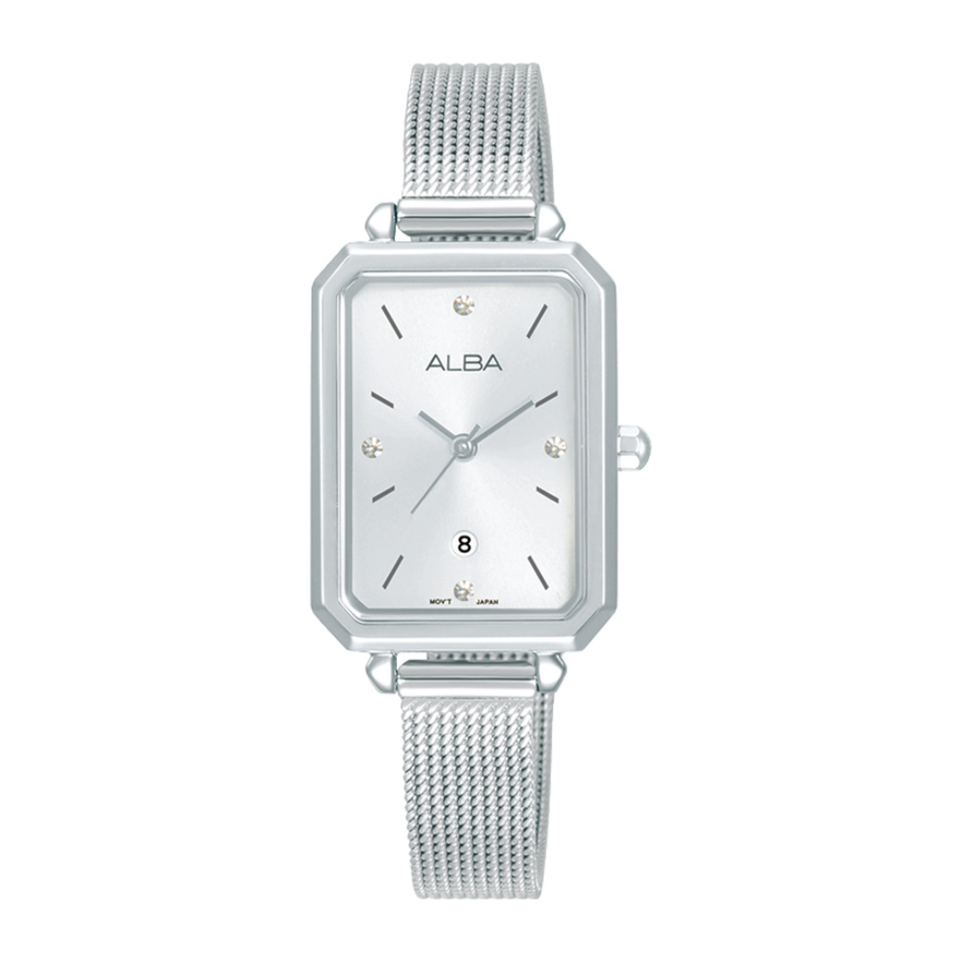 Alba Philippines AH7CB9X1 Silver Dial Stainless Steel Strap Women's Quartz Watch 22mm