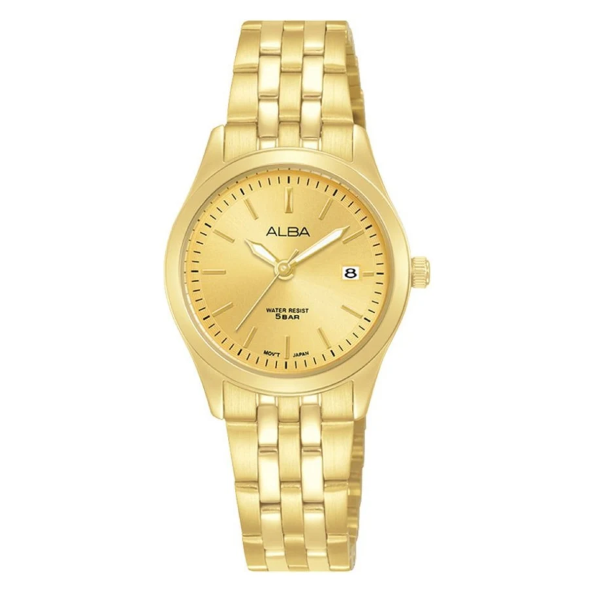 AH7CE6X1 Prestige Gold Dial Stainless steel Quartz Watch