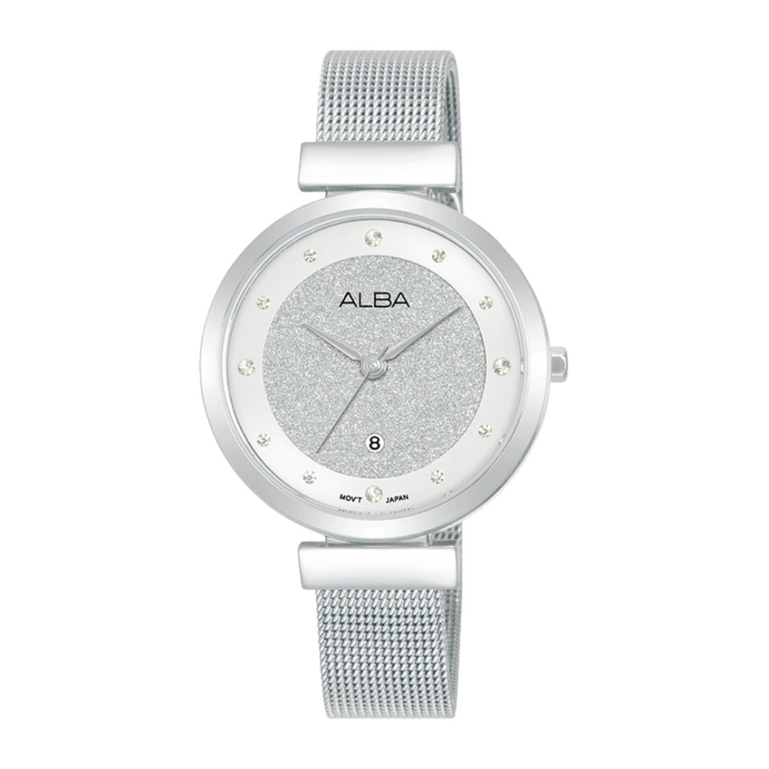 Alba Philippines AH7CG9X1 Silver Dial Stainless Steel Strap Women's Quartz Watch 32mm