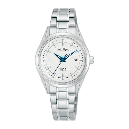 Alba Philippines AH7CJ9X1 Prestige White Dial Stainless Steel Strap Women's Quartz Watch 29mm