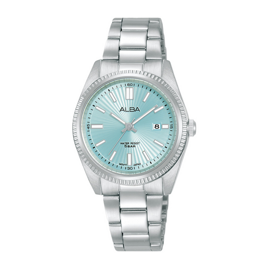 Alba Philippines AH7CL7X1 Prestige Blue Dial Stainless Steel Strap Women's Quartz Watch 30mm