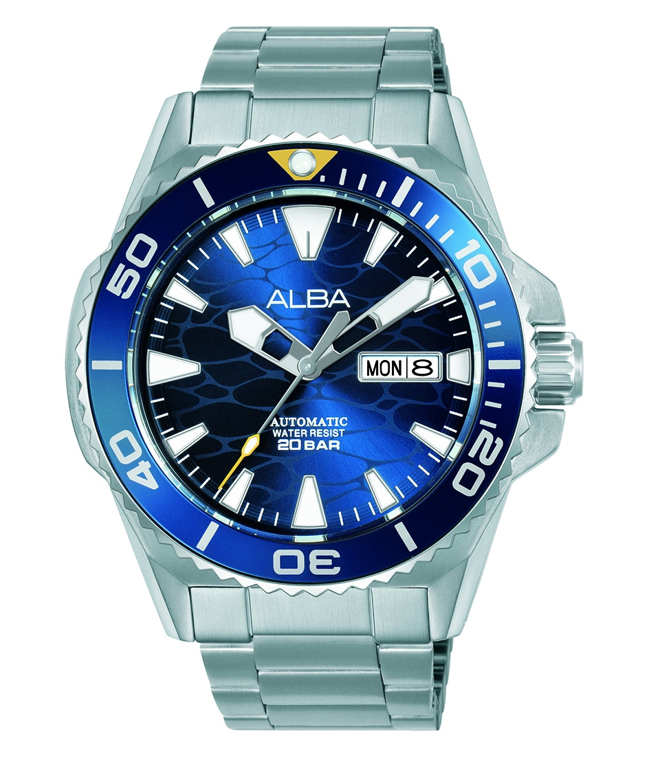 Alba Philippines AL4617X1 MECHANICAL Blue Dial Women's Automatic Watch 34mm