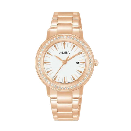 AH7DK8X1 Signa White Dial Women's Quartz Watch