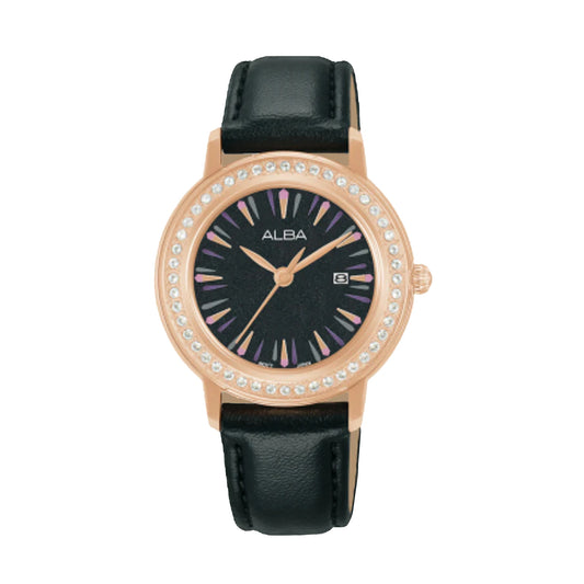 AH7DL6X1 Signa Black Dial Women's Quartz Watch